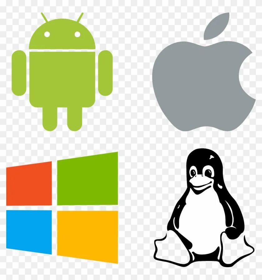 Операционные системы windows android ios. Операционные системы. Линукс на мак. Значок айос и андроид. Linux ios.