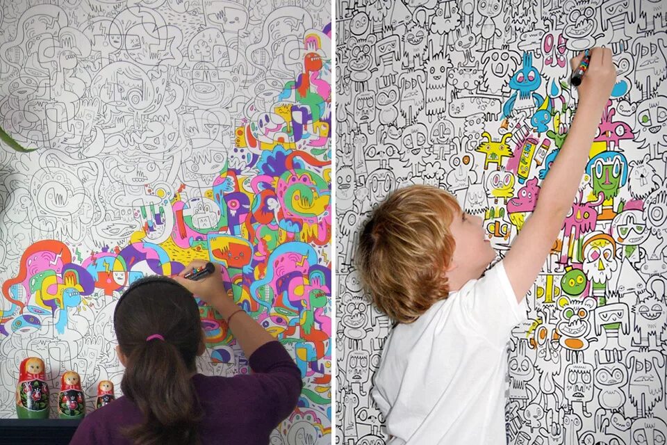 Можно ли разрисовать. Разукрашенные стены. Раскрашивание стены в детской. Рисование на стенах для детей. Ребенок разрисовал стены.