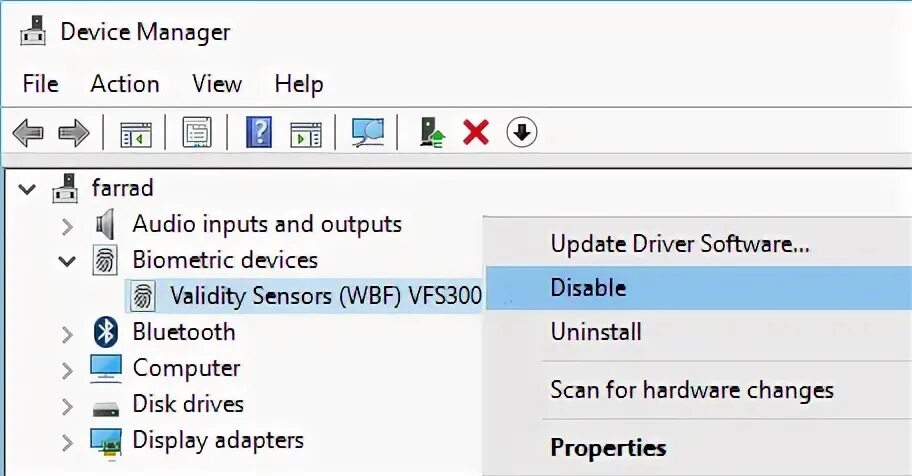 Validity sensor. Validity sensors.