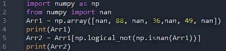 Python nan
