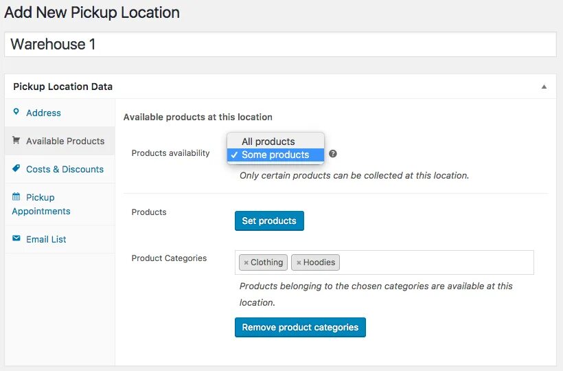 Pick up Plus. Opt for local products. Local pick up Template. Local pick up terms and conditions. Local product