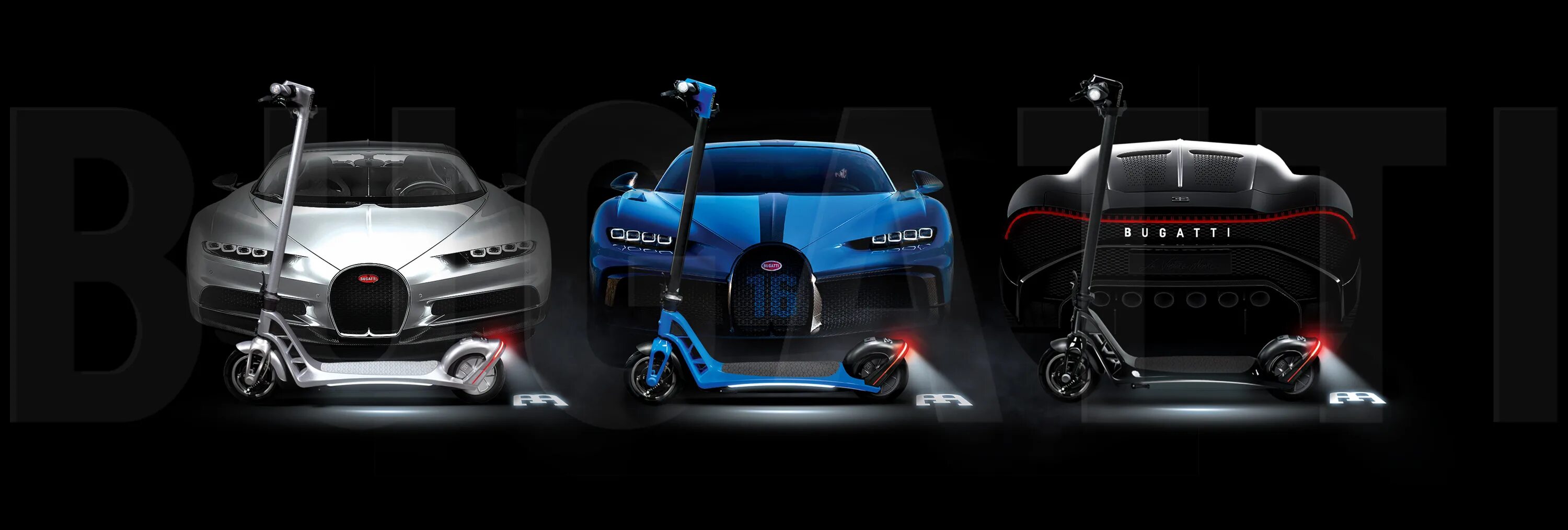 Самокат от Бугатти. Bugatti Electric Scooter. Электрический скутер Бугатти. Самокат бугатти