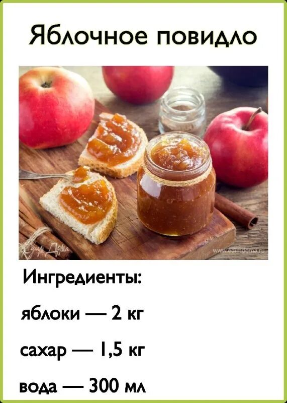 Яблоко на 100 грамм сахара