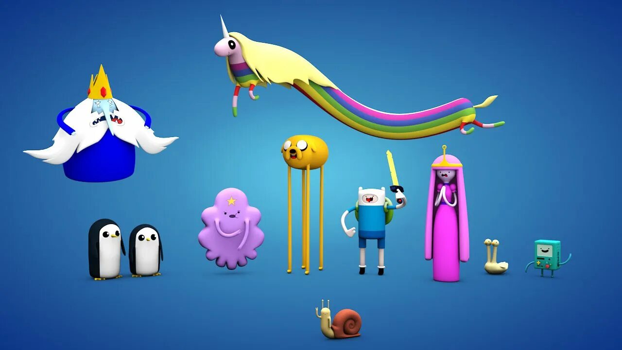 What if adventure time was a 3d. Финн время приключений 3д. adventure time персонажи. герои эдвенчер тайм 3д модель. рейникорн время приключений.