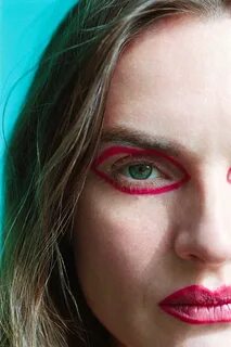 Left: Anouck wears Lip Color Sheer 07 Paradiso by Tom Ford Beauty. 