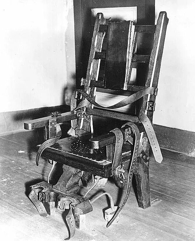 Пытка электрическим стулом. Изобретения Томаса Эдисона электрический стул.