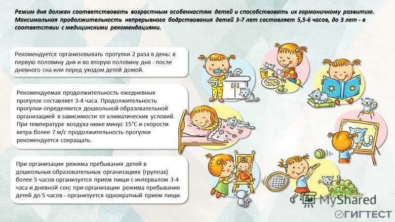 Требования к организации режима дня детей. Требования САНПИН К организации режима дня в возрастных группах ДОО. Какие режимы работы дошкольных учреждений вы знаете. Правильно организованный режим дня способствует.