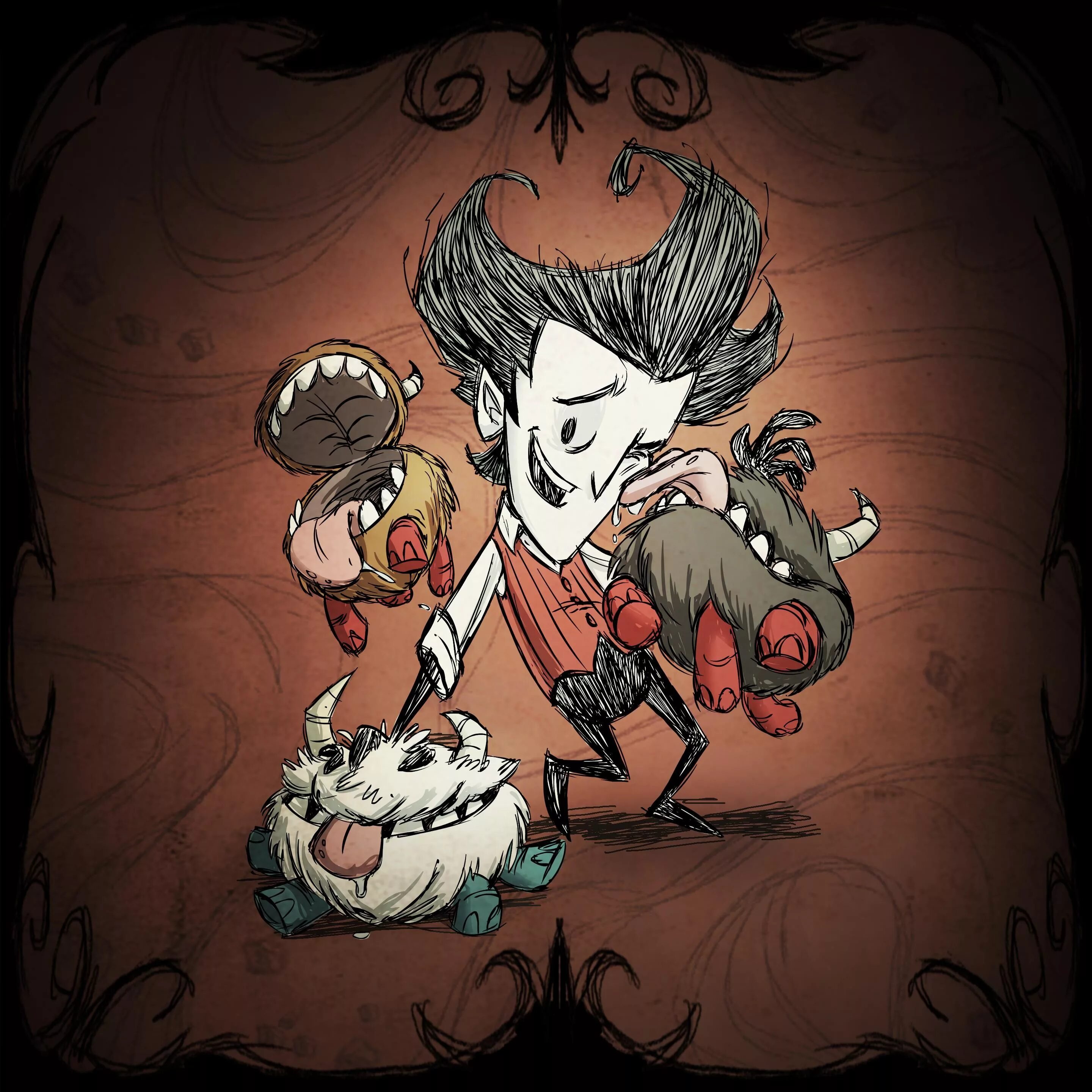 Dont b. Уилсон don't Starve Art. Честер don't Starve. Dont start together Честер. Don t Starve Честер.