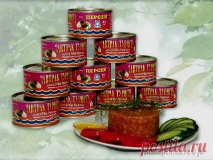 Рыбные консервы с перловкой