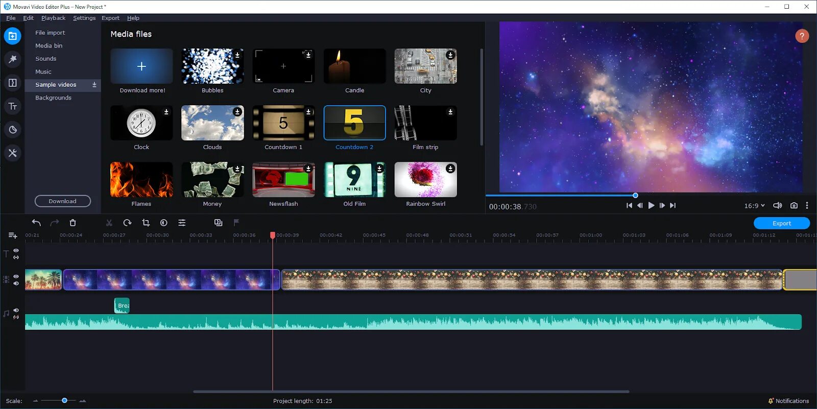 Movavi video editor 24.2