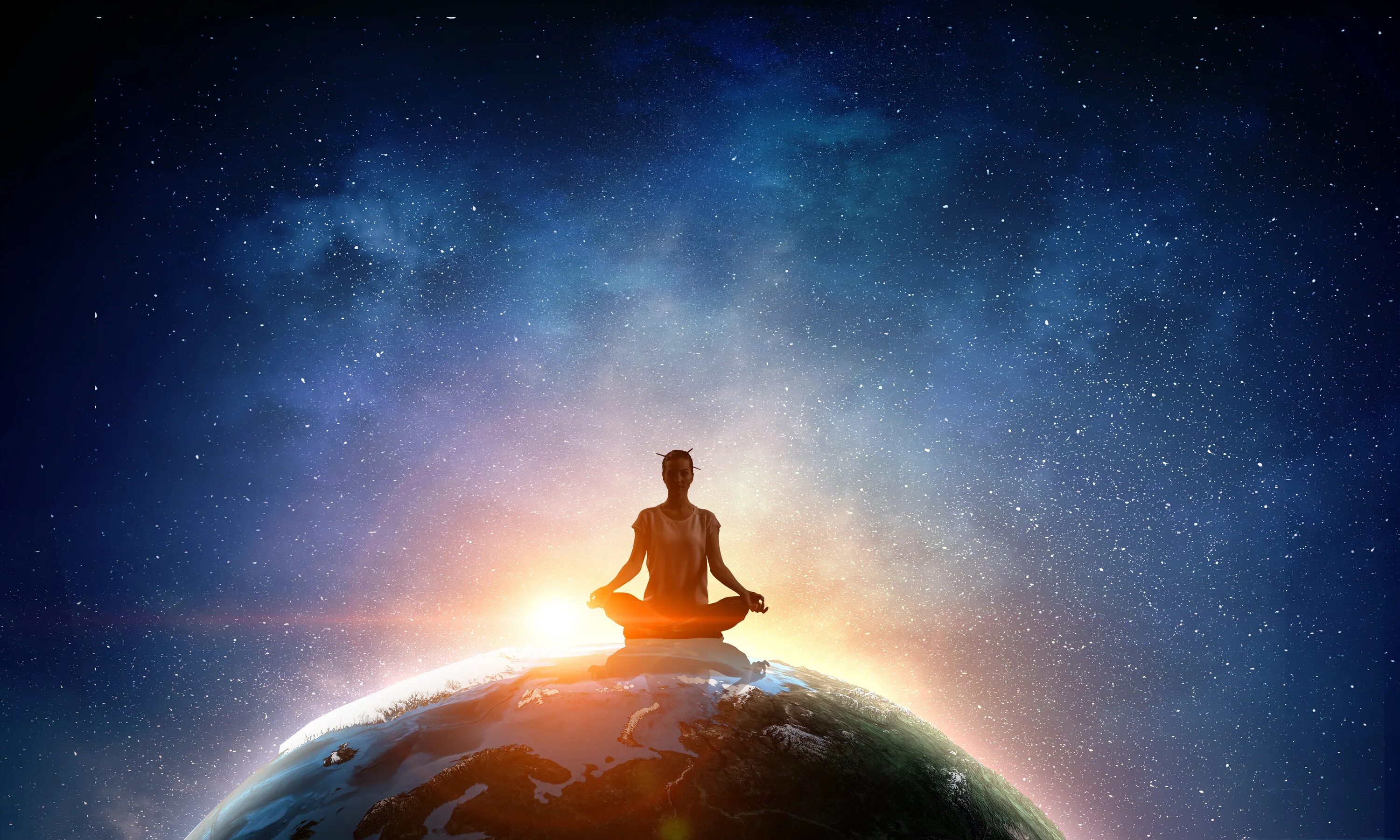 Давай думать о нашей планете. Космическая медитация. Человек и Вселенная. Гармония Вселенной. Медитация космос.