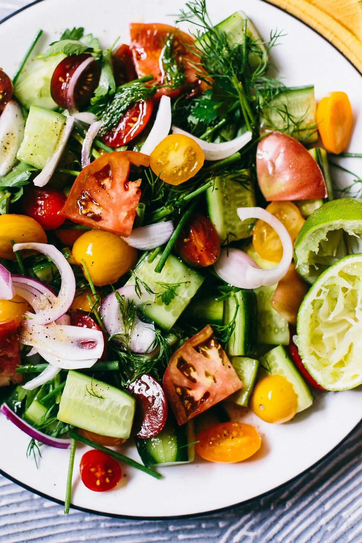 Рецепт вкусного свежего салата