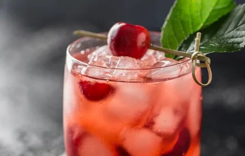 Festive Cherry-nectar Kombucha Mocktail - Kunara