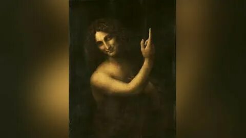 Креститель леонардо да винчи