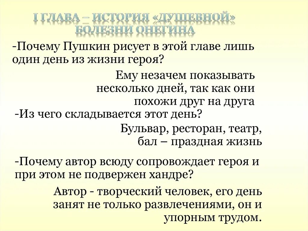 На дне главы кратко. Один день жизни Онегина. Один день из жизни Онегина. Один день Онегина 1 глава. День из жизни Онегина.