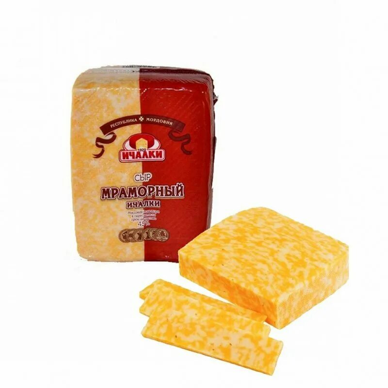Купить сыр Радость вкуса мраморный нарезка 45% 125 г, цены на Мегамаркет Артикул