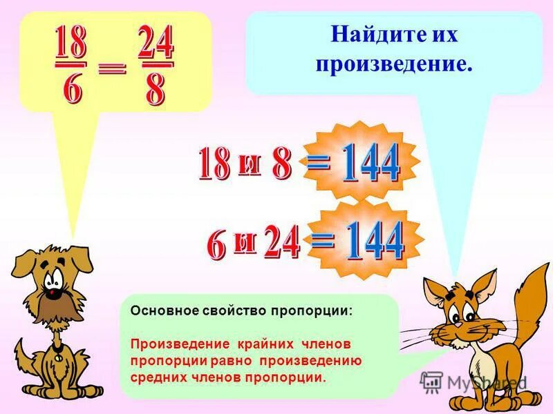 Найдите произведение средних членов пропорции. Найдите произведение крайних членов пропорции. Произведение крайних равно произведению средних. Произведение крайних членов равно произведению средних. Найди произведение 3 и 15