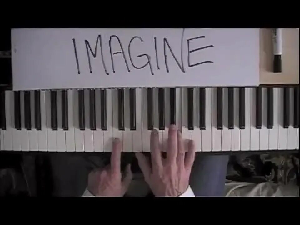 John play the piano