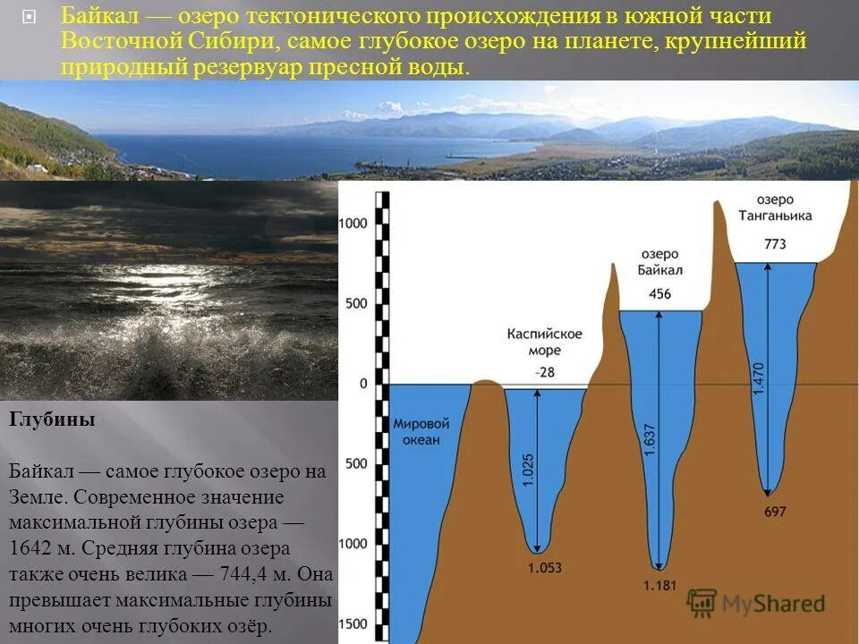 Рельеф дна озера Байкал. Байкальская котловина глубина. Сравнение озер по глубине