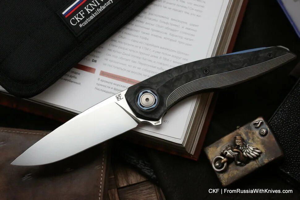 Fif20 нож CKF/Jourget m390 Zircuti, карбон. CKF Sukhoi 4. Custom Knife Factory ножи. Нож CKF Rampage. Ckf ножи купить