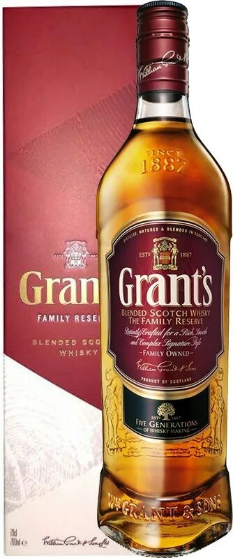 Виски Grant's Family Reserve, 0.75 л. Грантс виски 0.7 в коробке. Grants Family Reserve 1l. Грантс Фэмили резерв виски. Grants 0.7 цена