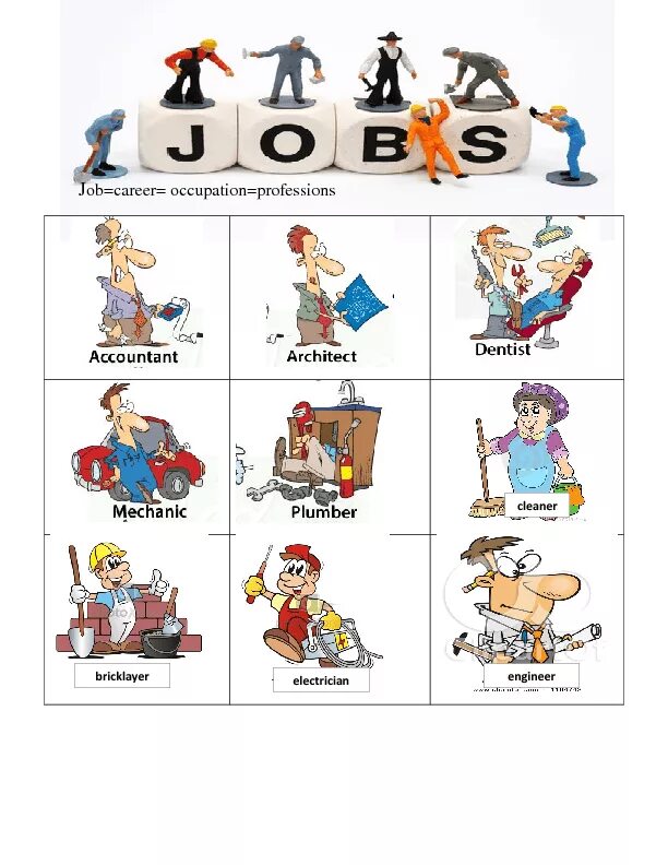 Работа профессия на английском. List of Professions. Профессии Worksheets. Профессии на английском языке. Jobs названия.