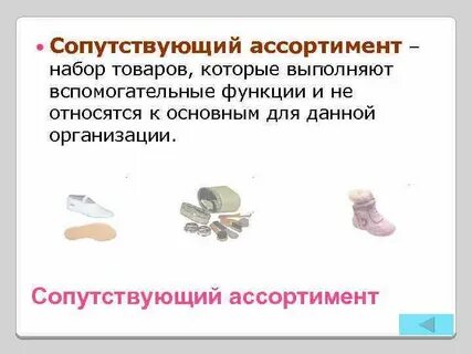 Ассортимент продукции что это