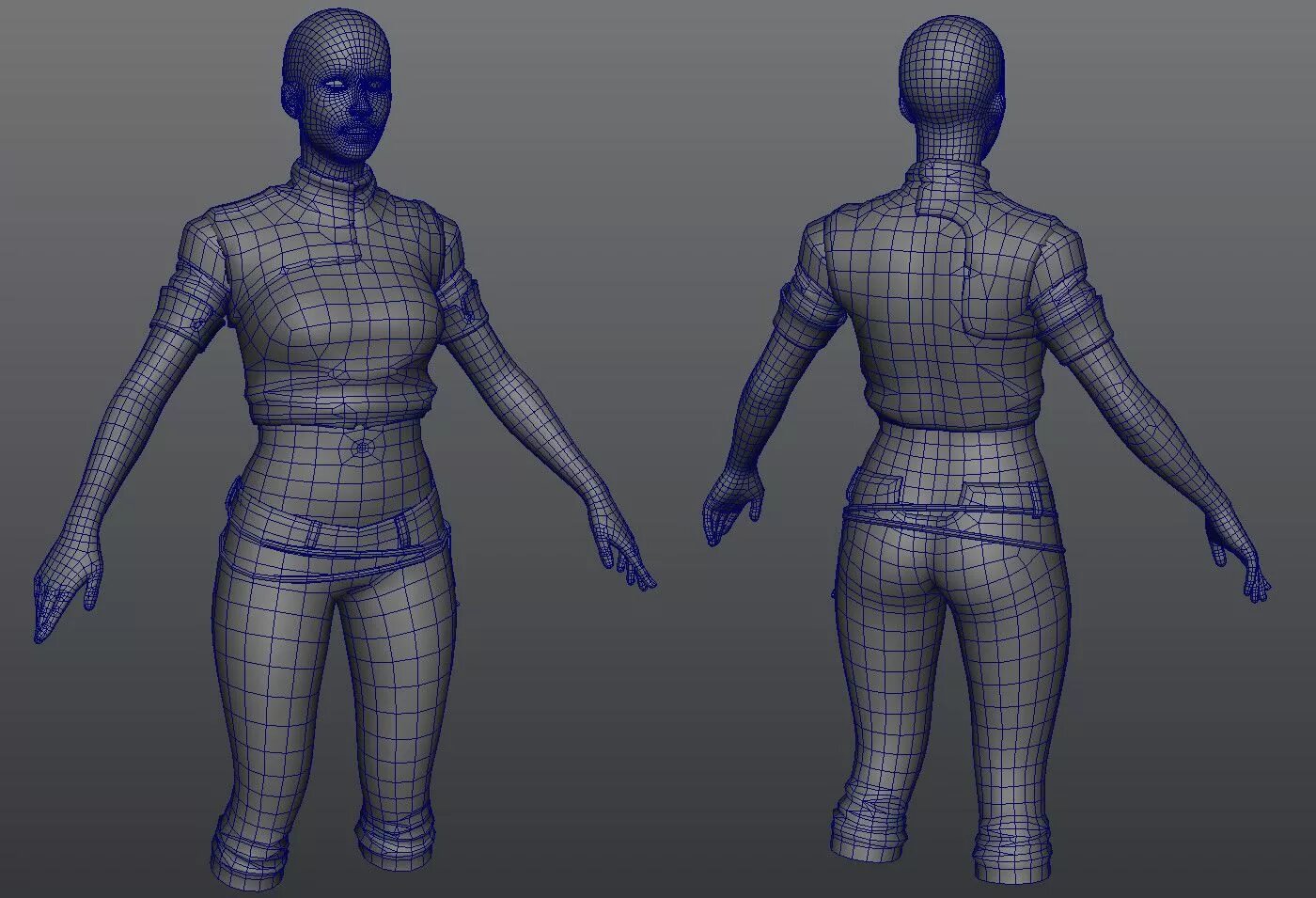 Сетчатое тело. Ретопология в Blender. Топология полигональной сетки. Сетка для моделирования. Модель персонажа.