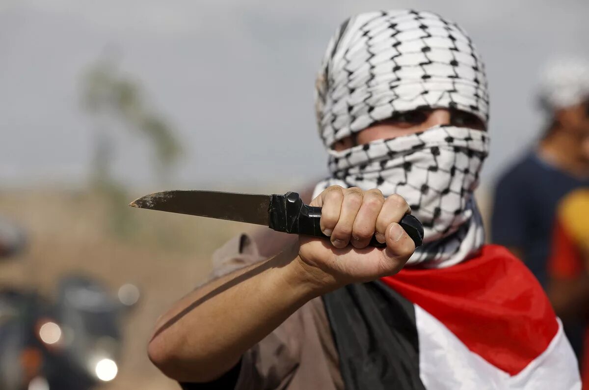 Видео от первого лица террориста с ножом. Джихади Джон террорист. Террорист в арафатке.
