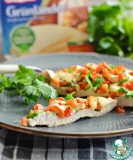 Стейк из индейки с сыром