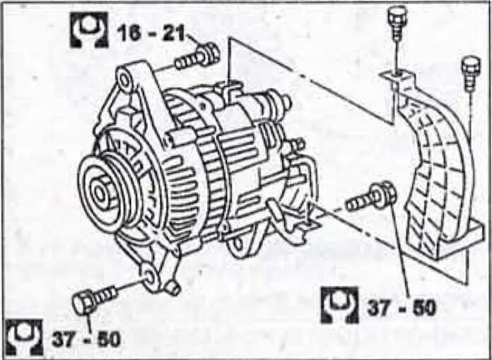Как снять генератор ниссан примера р11 Замена генератора SR20DE Nissan Primera (P11), 2 л, 1998 года электроника DRIV