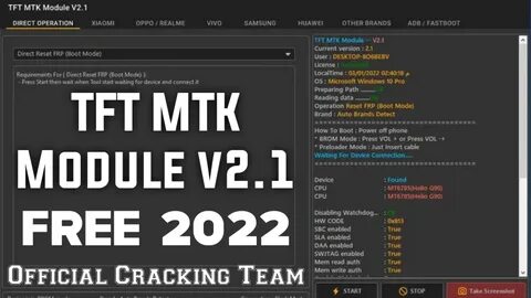 Tft mtk module