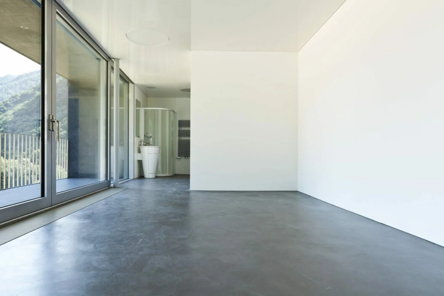 Concrete flooring