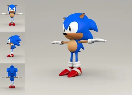 Sonic 3d model