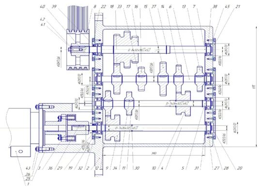 Чертеж коробки скоростей станка 16к20. Коробка скоростей токарного станка 16к20 чертеж. Шпиндельный узел станка 16к20. Сборочный чертеж коробка скоростей станка. Коробка скоростей станок 16д25.