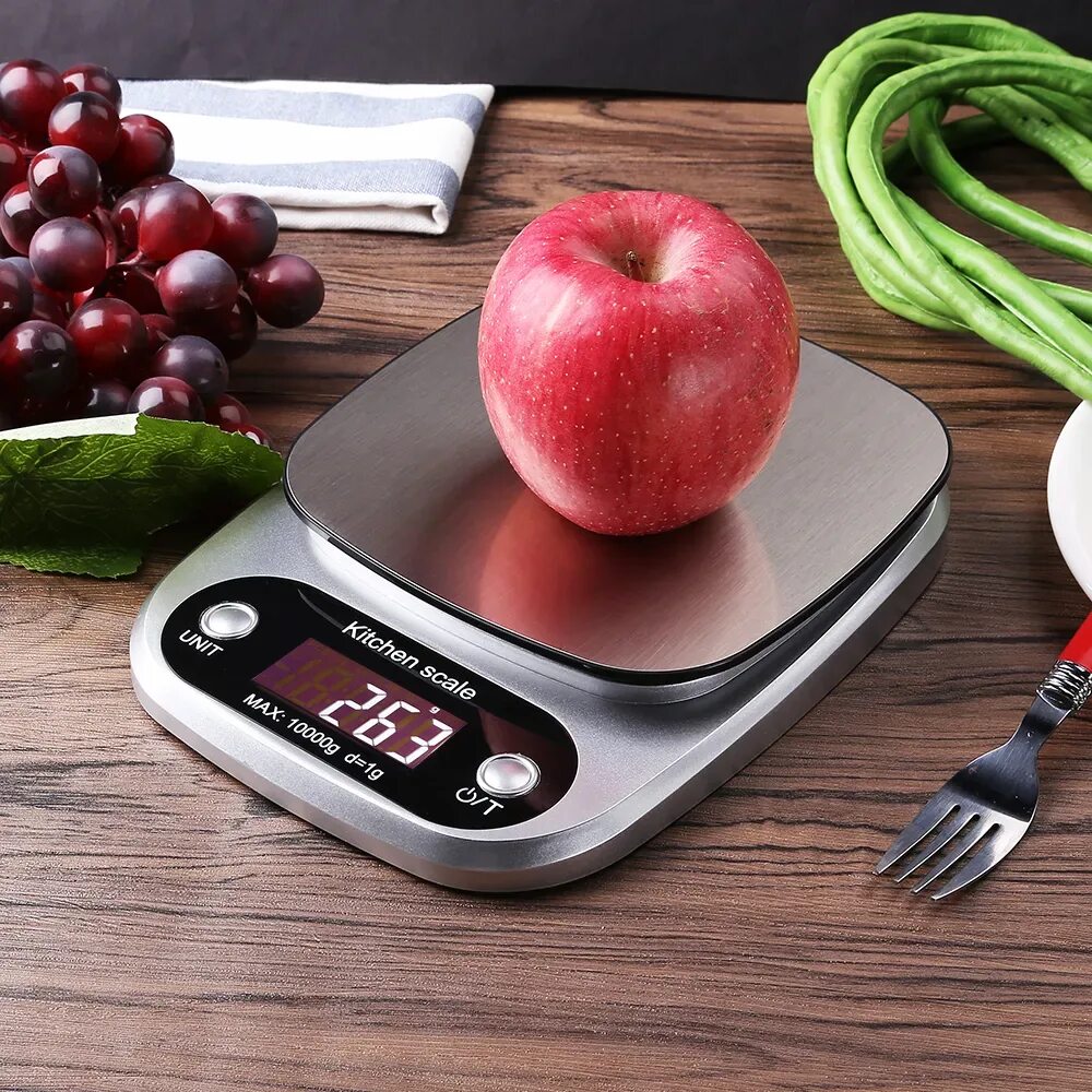Купить весы для продуктов. Kitchen Scale sh125a. Весы Kitchen Scale. Кухонные весы с едой. Граммовые весы для взвешивания еды.