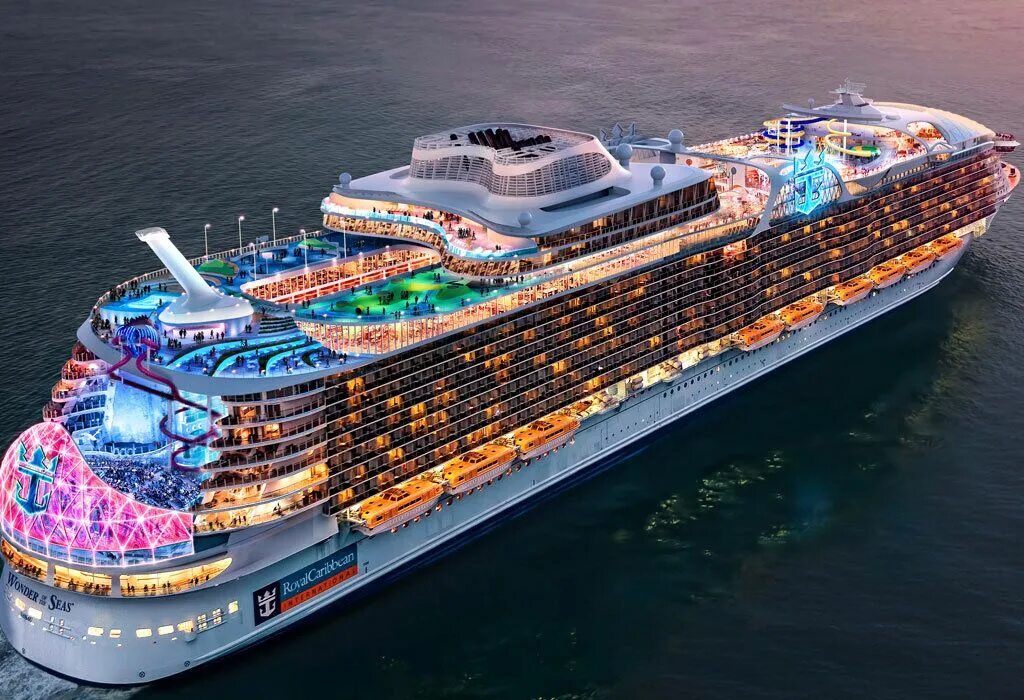 Круиз royal caribbean. Круизный лайнер royal caribbean. wonder of the seas лайнер круизный. лайнер «symphony of the seas» (симфония морей). круизный лайнер oasis of the seas.