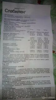 Как принимать слабилен в каплях взрослым
