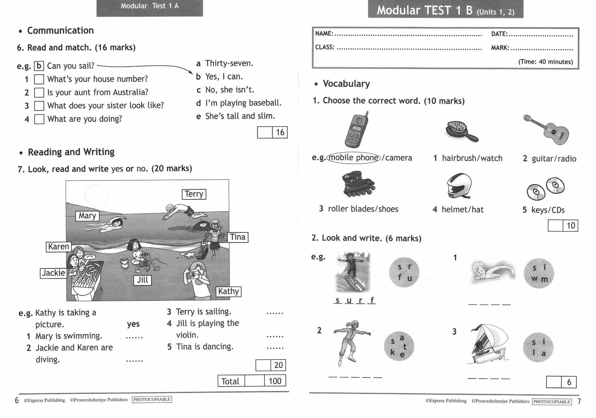 Spotlight ответы. Spotlight 4 Test booklet 4a. Spotlight 4 Test booklet контрольные задания. Spotlight 4 Test booklet 7 модуль. Spotlight 4 Test booklet модуль 3.