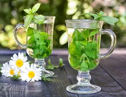Чай с мятой и мелиссой