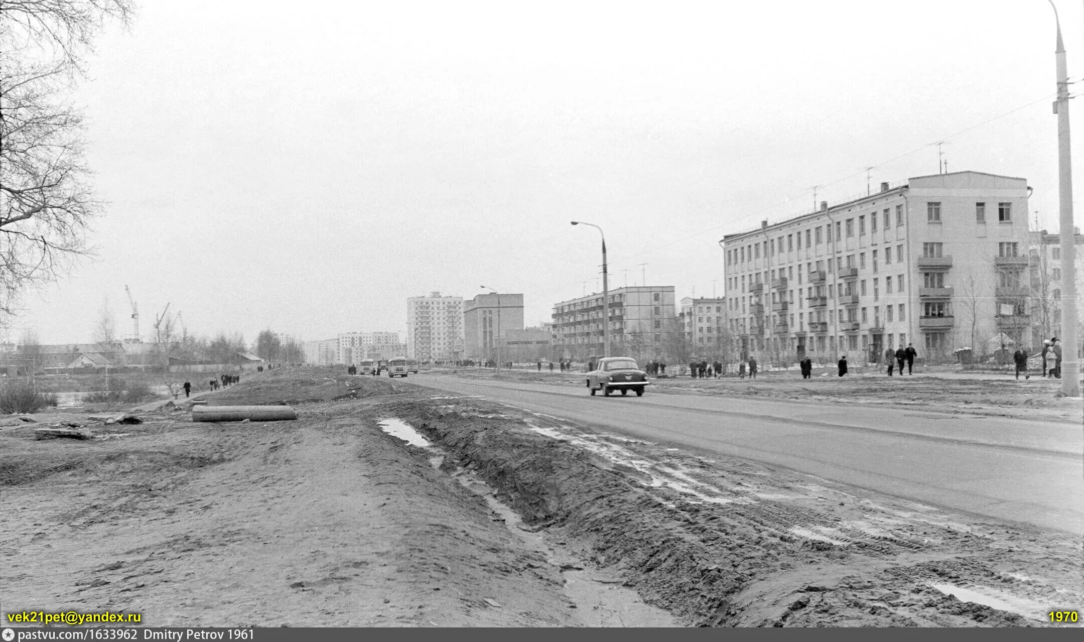 Московское шоссе старые фото "На Московском шоссе 35А/1 проводились работы по... ЕлшанГрад Саратов