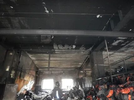 Загорелся валберис склад