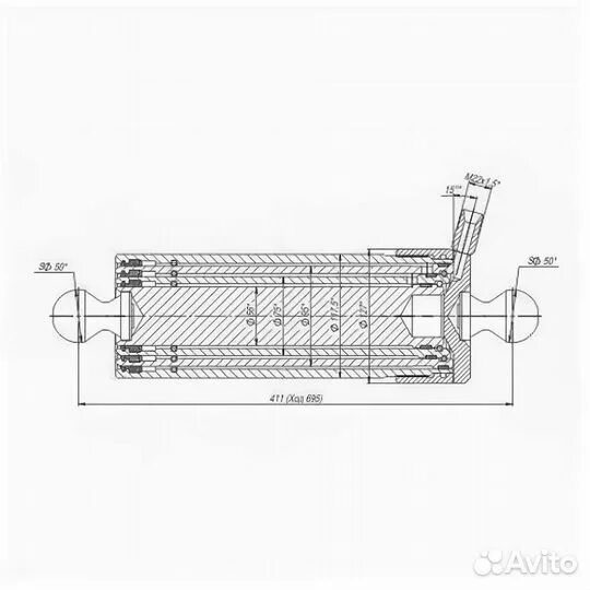 Гидроцилиндр газ 53 4 х. Гидроцилиндр гцт1-3-17-695. цилиндр газ 53 самосвал 4х штоковый. гидроцилиндр газ 53 4-х штоковый размеры. гильза гидроцилиндра подъема газ-53.