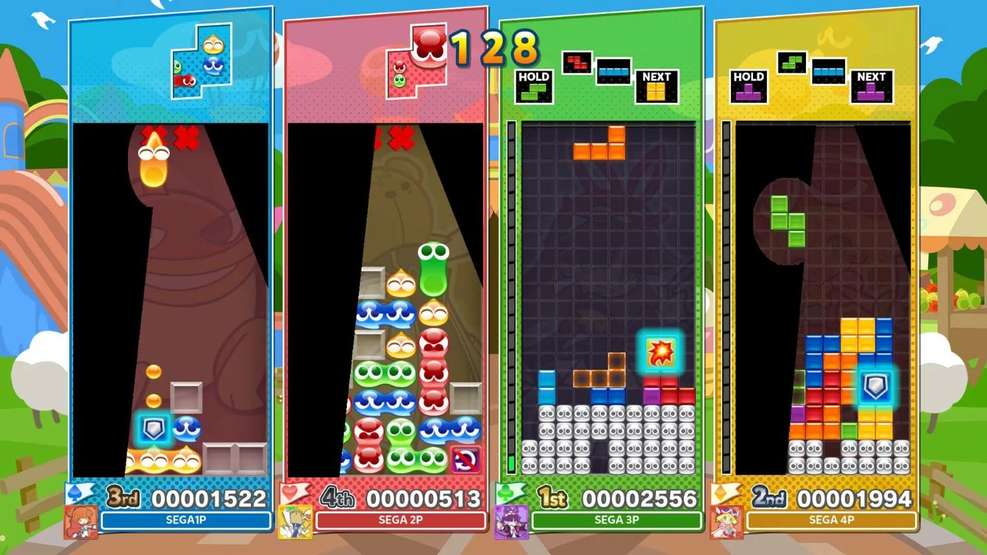 Puyo puyo tetris 2. Tetris 2. puyo puyo sun.