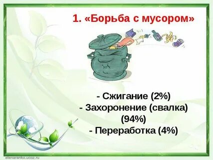 Способы борьбы с мусором
