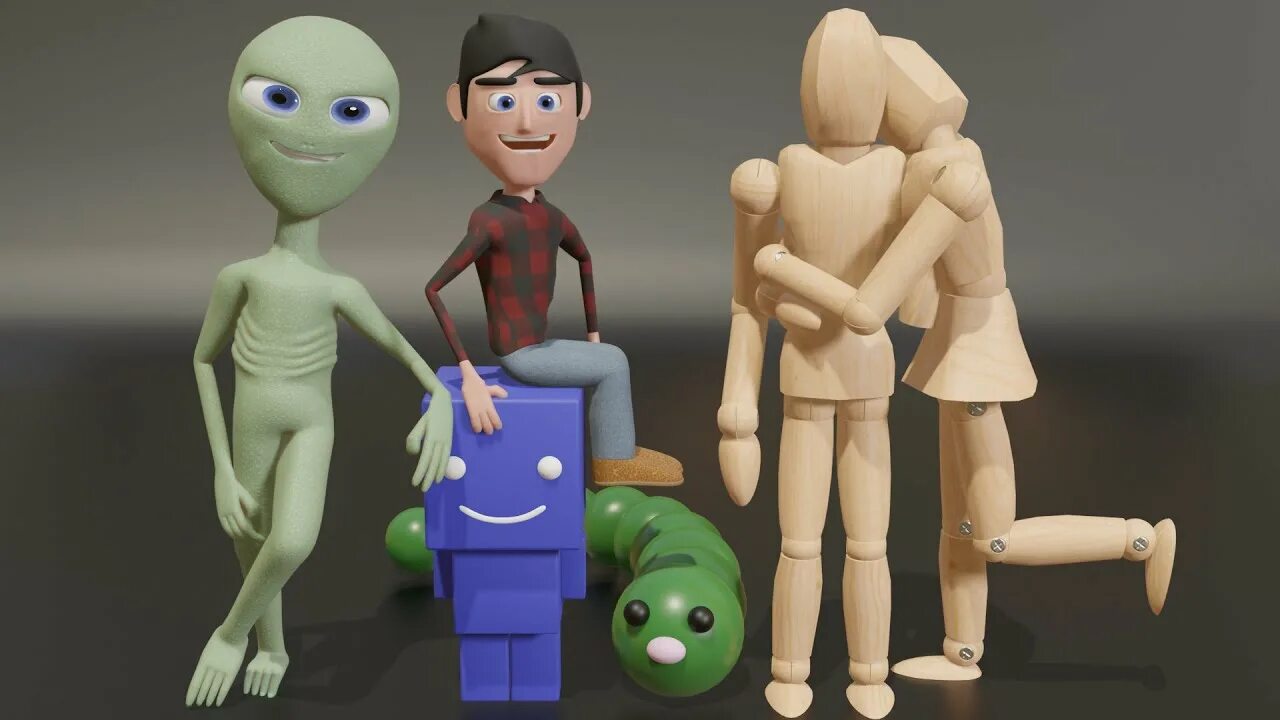 Blender character animation. 3d персонажи с анимацией. 3d animation character. animation creation. creating an animation.