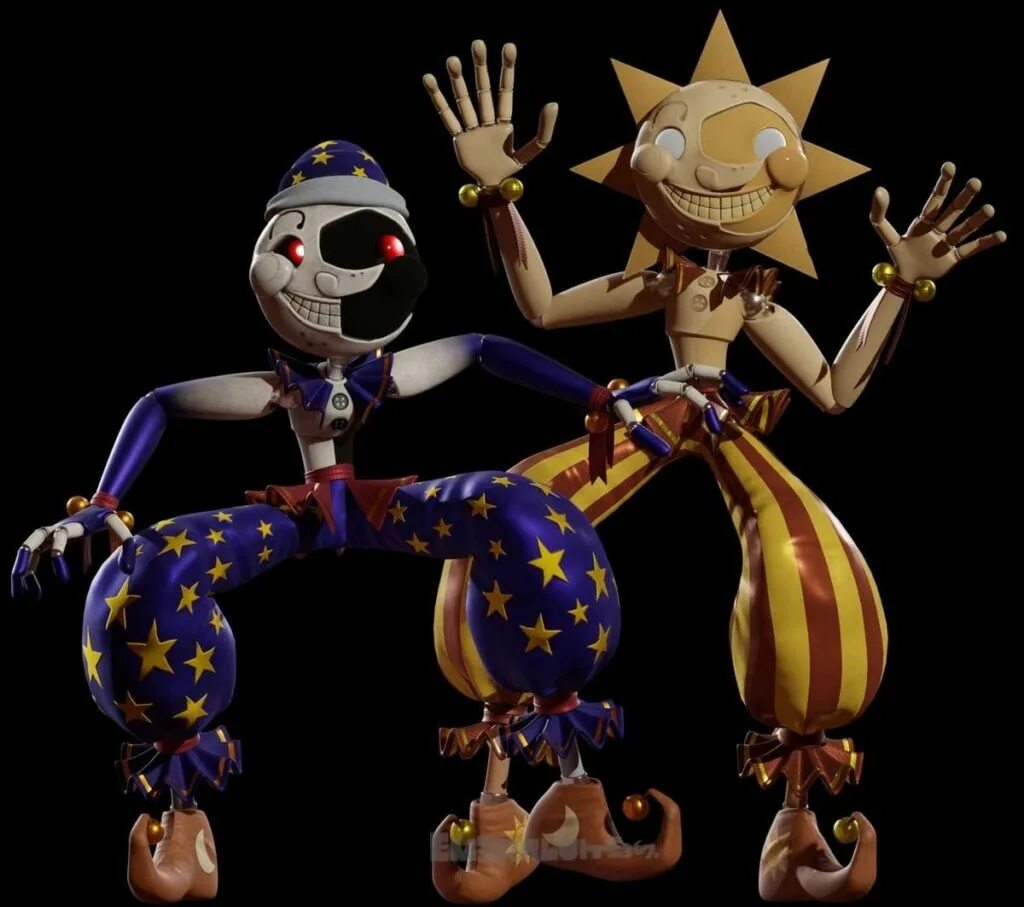 Солнце и луна fnaf