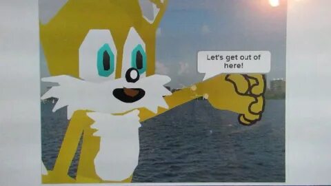 Tails the giant fox