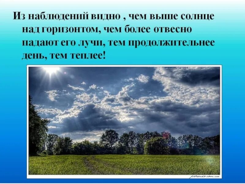 Над горизонтом часть речи. Солнце высоко над горизонтом. Солнце весной над горизонтом. Солнце выше поднимается над горизонтом. Изменение высоты солнца над горизонтом.