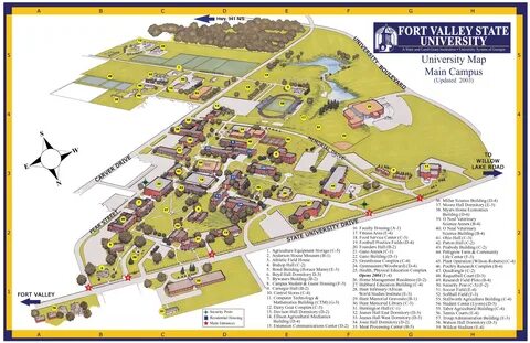 Uga Main Campus Map